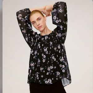 Mango | MNG Blouse mauro black & off white blouse